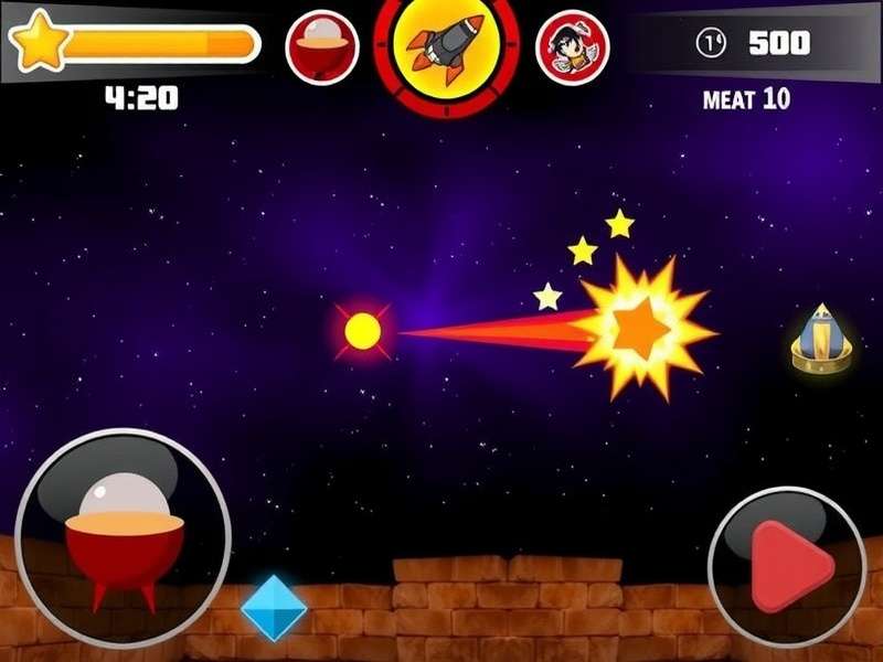 Hyper Hero Star Chaser gameplay screenshot